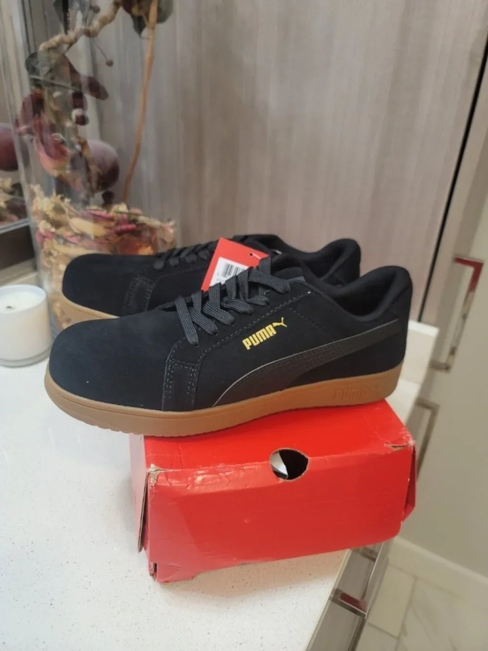 Puma Safety Iconic Low Composite Toe Safe Work Boots 572°heat res Black 10